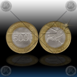 SLOVENIJA 500 Tolarjev 2002